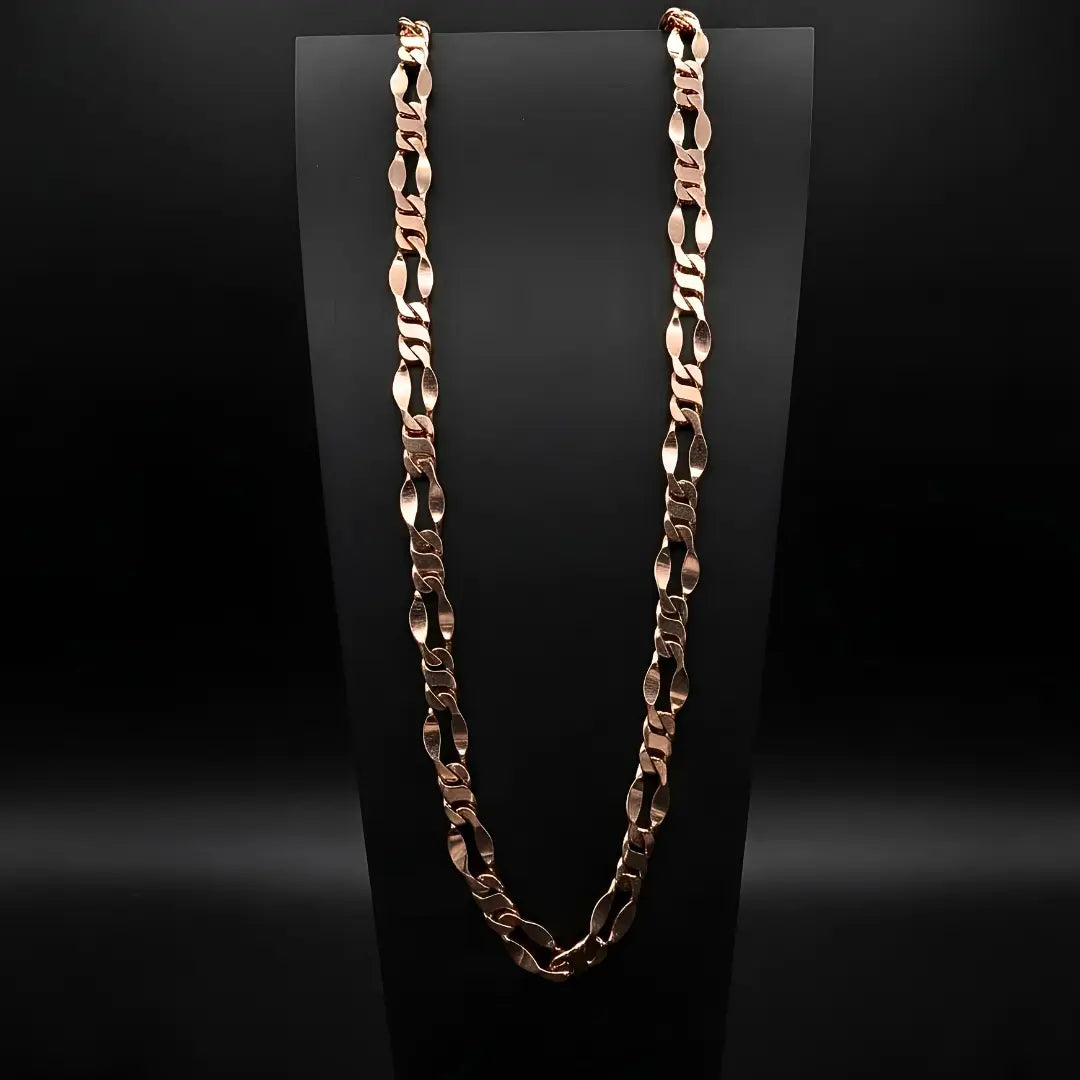 18K Gold Filled Figaro Chain Necklace - 60cm x 12mm